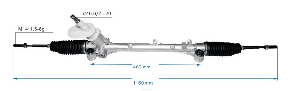 autopartes México - cremallera de dirección asistida 26310429 406F2702 CHEVROLET