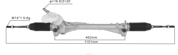 autopartes México opiniones - cremallera de dirección asistida 26284042 406F2703 CHEVROLET