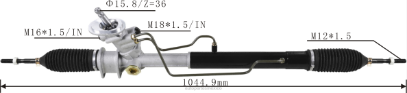 hutchinson autopartes México - cremallera de dirección asistida 93238311 95238311 95212633 42588173 406F2684 CHEVROLET