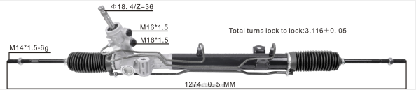 napa autopartes México - cremallera de dirección asistida 68072216ac 406F2788 DODGE/CHRYSLER