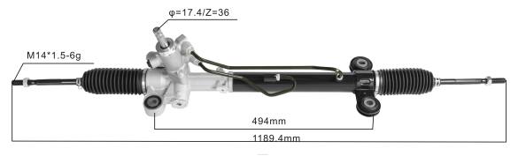 platino autopartes México - Cremallera de dirección asistida 53601-stk-a02 53601-stk-a04 406F2529 HONDA