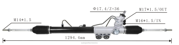 hutchinson autopartes México - cremallera de dirección asistida 8-97946130-1 406F2604 ISUZU