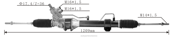 autopartes México opiniones - cremallera de dirección asistida s0h8-32-110a 406F2643 MAZDA