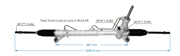 napa autopartes México - cremallera de dirección asistida bp4l-32-110 bp6l-32-110 cc29-32-110a bbl3-32-110a 406F2638 MAZDA