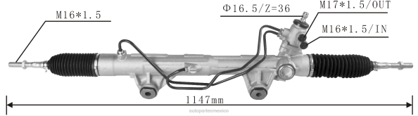 autopartes México opiniones - cremallera de dirección asistida 4410a603 55270329 7169386010 406F2543 MITSUBISHI