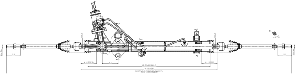 autopartes Mexico cancun - cremallera de dirección asistida a21r23-3400014 406F2845 GAZ