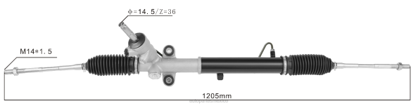 piezas de direccion automovil - cremallera de dirección asistida 34110-ag010 406F2817 SUBARU