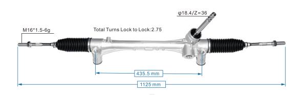 napa autopartes México - cremallera de dirección asistida 45510-f4020 45510-0a020 406F2508 TOYOTA