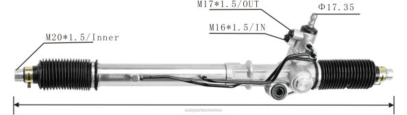 piezas de direccion automovil - Cremallera de dirección asistida 44250-60012 44200-60351 406F2487 TOYOTA