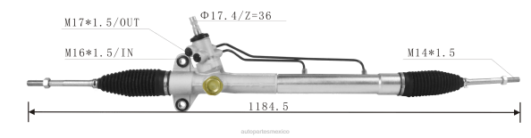 platino autopartes México - cremallera de dirección asistida 44200-bz070-000 406F2499 TOYOTA