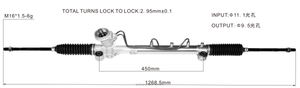 autopartes México - Cremallera de dirección asistida 3l8z-3504-darm yl8z-3504-kbrm 406F2672 FORD