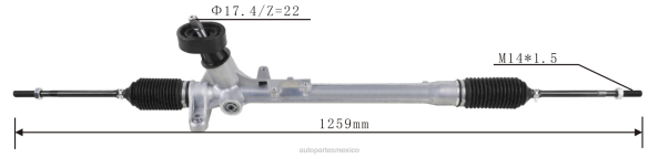 autopartes Mexico cancun - cremallera de dirección asistida 180423057a 406F2425 VOLKSWAGEN