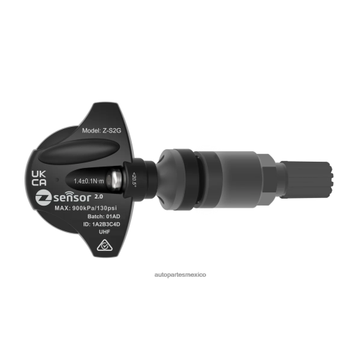 hutchinson autopartes México - Holden oe sensor tpms de repuesto - oe p/n 95712232, 13598773 frecuencia 433 mhz 6N2T1391 vástago de válvula de metal - gris oscuro